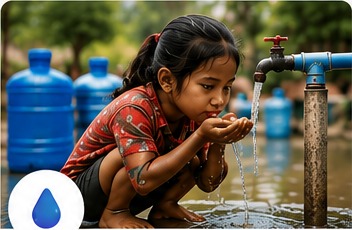 Flood relief and water needs in Nepal